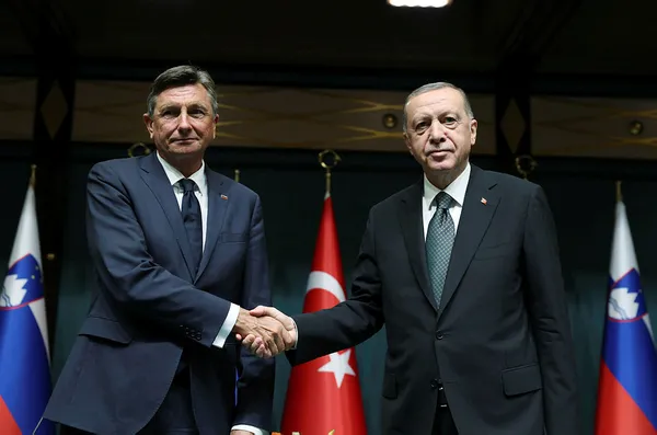 Başkan Recep Tayyip Erdoğan’dan Slovenya Cumhurbaşkanı Pahor ile ortak basın toplantısı
