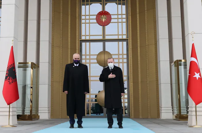 Son dakika: Arnavutluk Başbakanı Edi Rama Türkiye’de! Başkan Erdoğan resmi törenle karşıladı