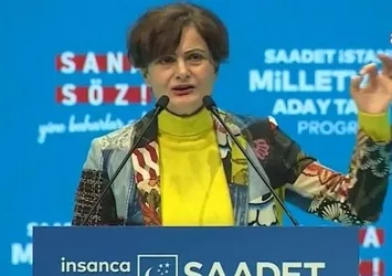 Saadet Partisi "Erbakan'ı ıslıklarım" diyen ve domuz ziyafeti çeken Canan Kaftancıoğlu'nu baş tacı etti! "Saadet'in düştüğü çukur"