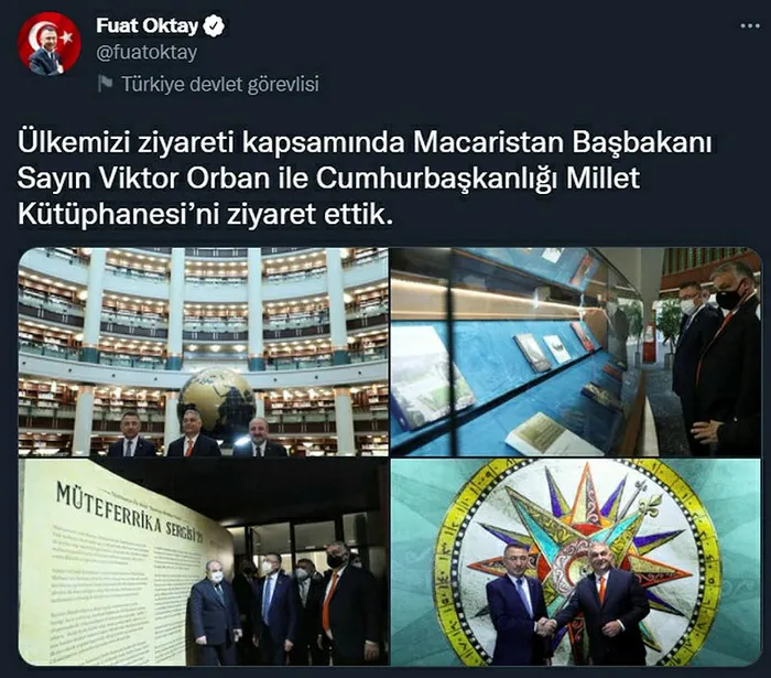 Macaristan Başbakanı Viktor Orban Millet Kütüphanesi'ni ziyaret etti - 1