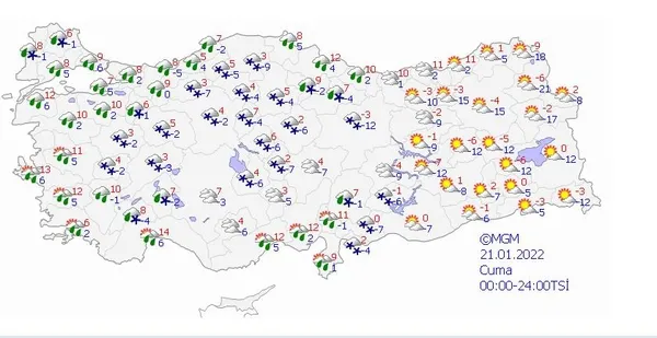 SON DAKİKA! Meteoroloji 5 günlük hava durumu tahminini açıkladı! İstanbul'a kar geliyor | Kar yağışı yurdu etkisi altına alacak - 10