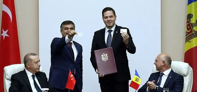 Moldova ile 5 anlaşma imzalandı