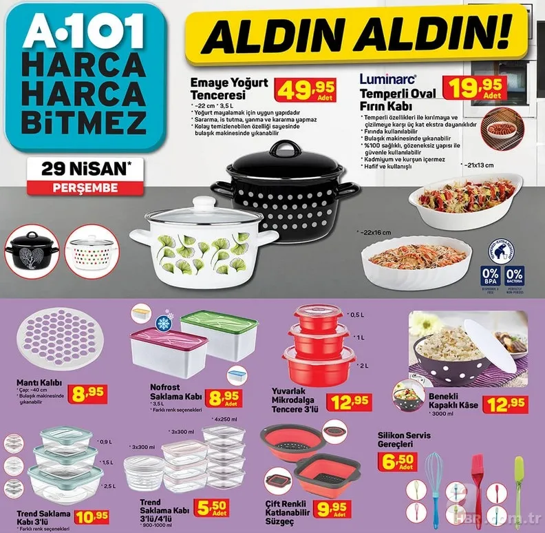 A101 Aldın Aldın kampanyası! 29 Nisan 2021 A101 aktüel ürünler kataloğu dolu dolu! Bu hafta... 14