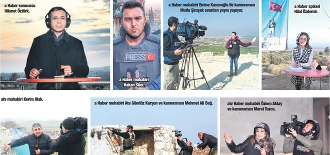 Afrin cephesinde Turkuvaz timi