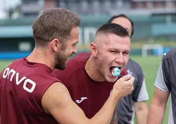 Trabzonspor'da Zubkov'a doğum günü sürprizi