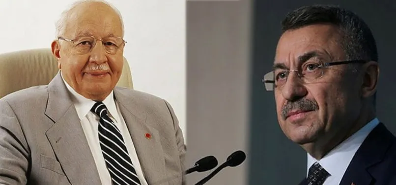 Fuat Oktay'dan, Necmettin Erbakan'ın kabrine ziyaret