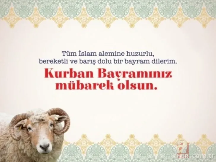 Kurban Bayramı sözleri kısa uzun! | Anlamlı farklı Resimli Kurban Bayramı mesajları sözleri için tıklayınız! 16