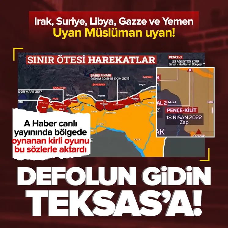 Bölgede yaşanan kirli oyunu A Haber’de tek tek anlattı!