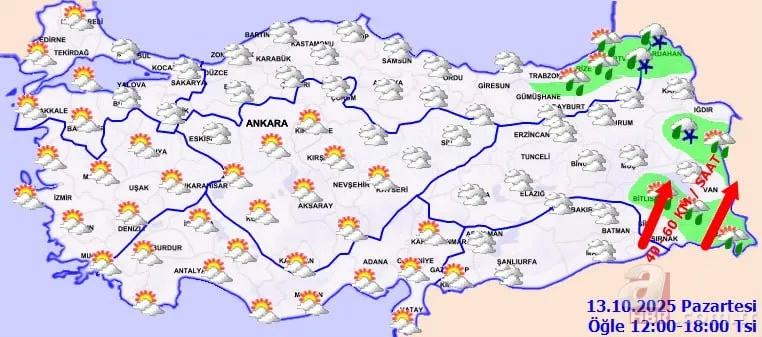 Meteoroloji SON DAKİKA | Ukrayna soğukları lapa lapa kar getirdi! 9 ile sarı kodlu uyarı: Fırtına kuvvetli, sıcaklıklar hızla düşüyor 11