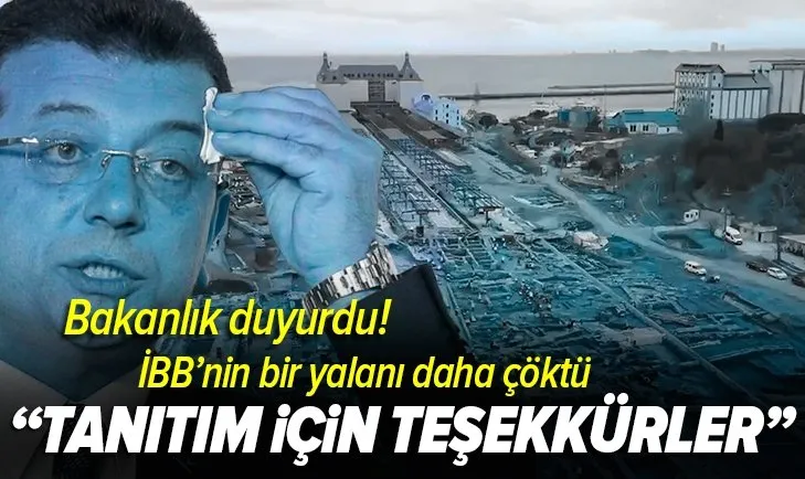 İBB'nin 'Haydarpaşa' yalanı çöktü! Bakanlık duyurdu