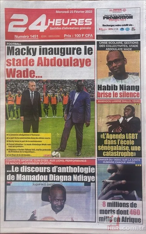 Başkan Erdoğan’ın Senegal ziyareti ülke basınında! O fotoğrafı manşetlerine taşıdılar