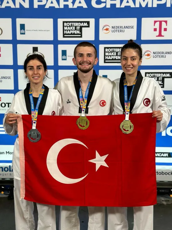 Avrupa Paralimpik Şampiyonası’nda Türk tekvandocular damga vurdu! Ülkemize 3 madalya...