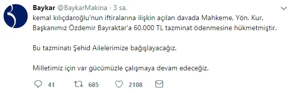 Kılıçdaroğlu'nun iftiralarına Selçuk Bayraktar'dan gönderme - 2