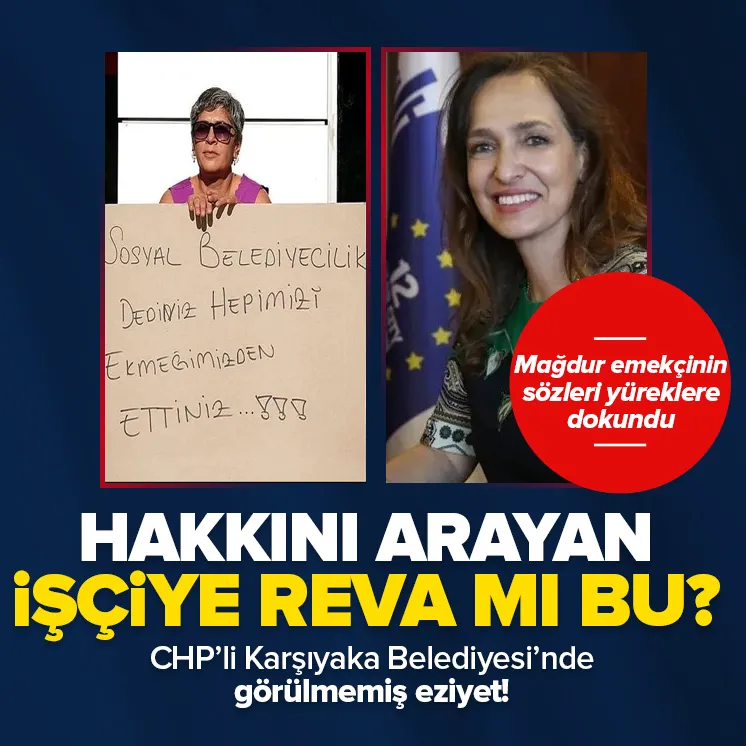 CHPli Karşıyaka Belediyesinde görülmemiş eziyet!