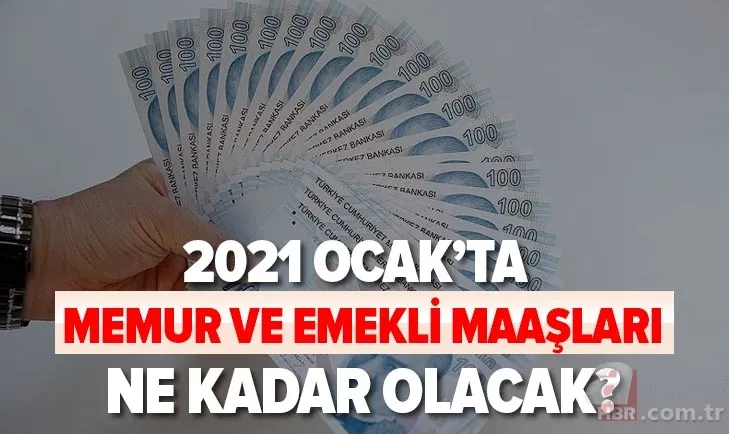 Milyonlara zam müjdesi! 2021 Ocak zammı ile memur ve emekli maaşları ne kadar olacak? Ek ödeme... 1