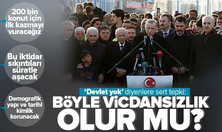 Başkan Erdoğan ve Bahçeli Gaziantepte