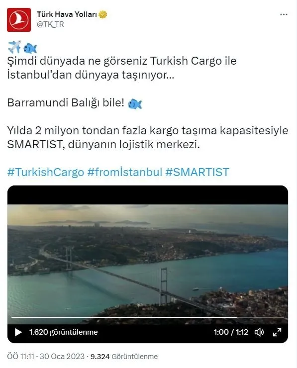 Turkish Cargo, Dünyada ne görseniz: İstanbul’dan reklam filmini yayımladı