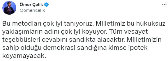 Son dakika: AK Parti’den muhalefetin asılsız iddialarına sert tepki! Başkan Erdoğan’ın adaylığına engel yok