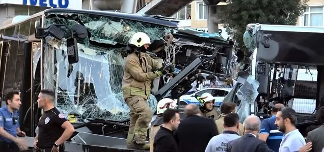 Avcılar’daki metrobüs kazasında yaralanan yolcular anlattı: Çok korkunçtu | Kazadan saniyeler sonrası kamerada