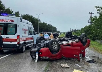 Samsun'da katliam gibi kaza! Bayram ziyareti faciayla bitti: 1 ölü, 2'si ağır 4 yaralı