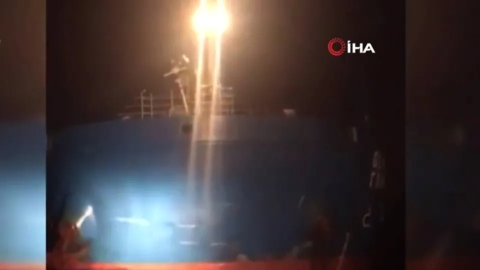Son dakika: Kilyos açıklarında tanker ile balıkçı teknesi çarpıştı! İşte ilk görüntüler...