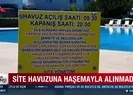 Havuzda haşema yasağı krizi!