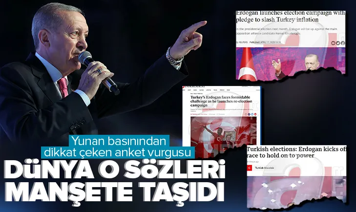 Dünya o sözleri manşete taşıdı!