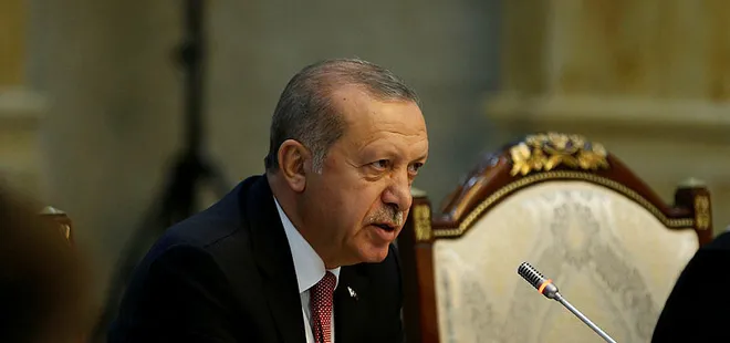 Başkan Erdoğan Kırgızistan’da konuştu