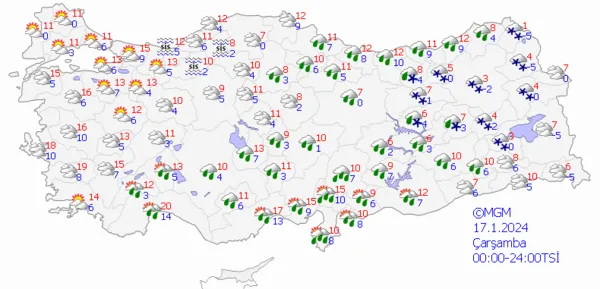 1705319691536.png Sağanak yağış ve kar geliyor! Meteoroloji'den çok sayıda ile son dakika uyarısı! İstanbul Ankara İzmir hava durumu... - 9