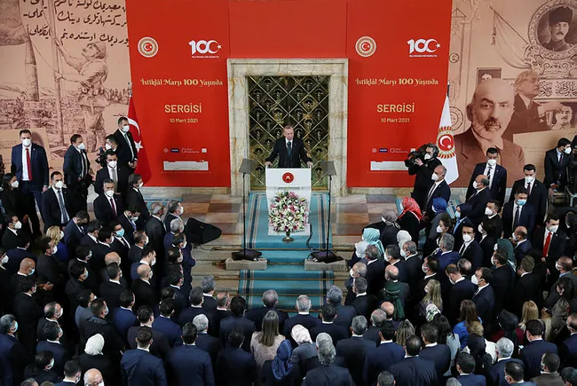 Başkan Erdoğan’dan “100. Yılında İstiklal Marşı Sergisi” açılışında önemli açıklamalar - 6