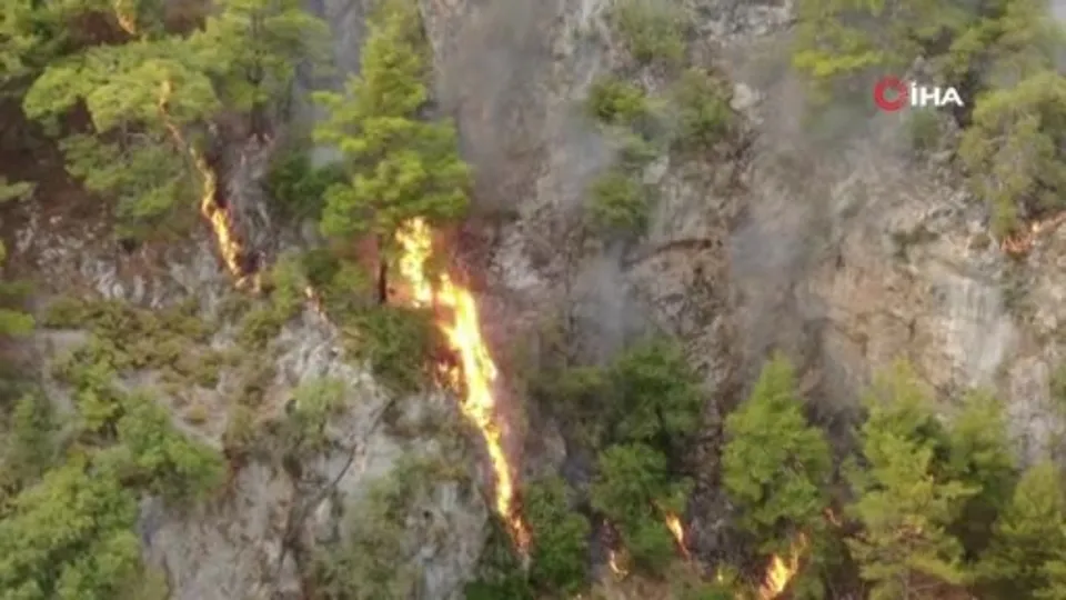 Köyceğiz’de dumanlar tekrar yükseldi