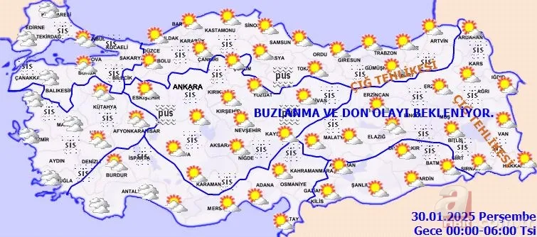 Lapa lapa kar bu sefer haritaya yansıdı! O tarihte havalar tersine dönecek 9