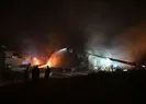 Arnavutköy’de fabrika yangını!