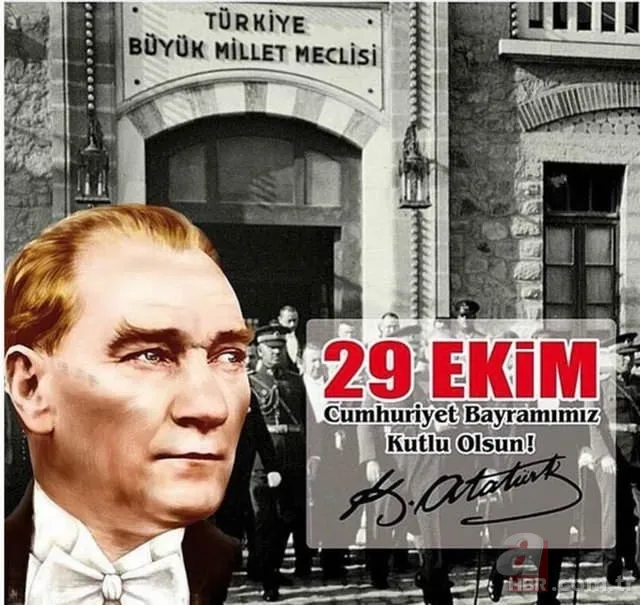 29 Ekim en güzel Atatürk fotoğrafları! 29 Ekim Cumhuriyet Bayramı en yeni yazılı Atatürk resimleri! 17