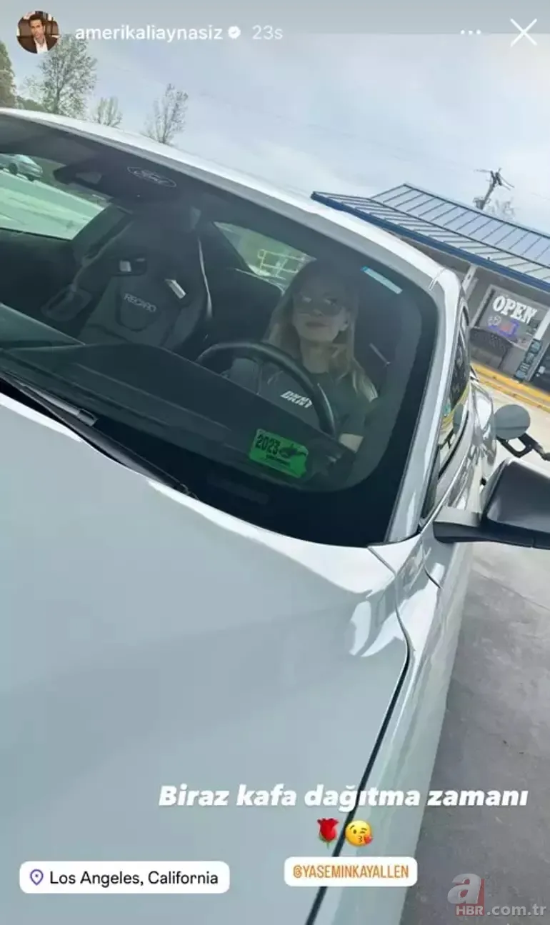 Yeniden sevgili mi oldular? Yasemin Kay Allen eski sevgilisiyle Amerika'da... 5