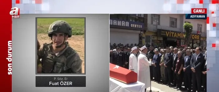 Son dakika: Pençe-Kilit Operasyonu şehitlerimiz son yolculuklarına uğurlandı