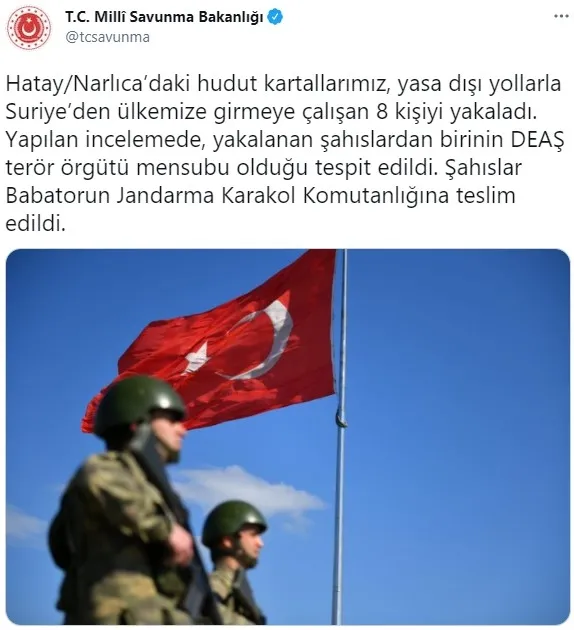 SON DAKİKA | MSB açıkladı: DEAŞ'lı terörist yakalandı - 1