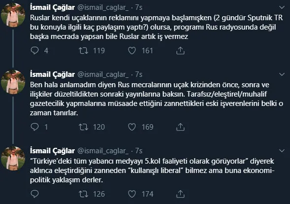 SETA Direktörü Çağlar gazetecilerin kovulmasına açıklık getirdi