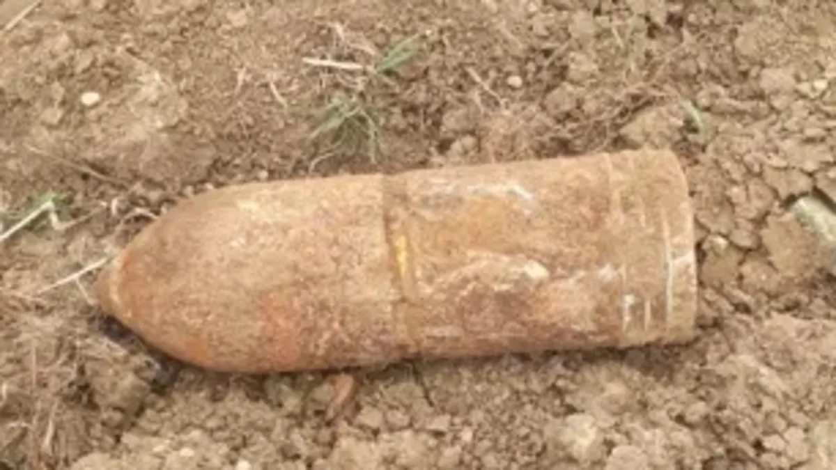 Çanakkale Savaşı'nda kalma patlamamış top mermisi imha edildi