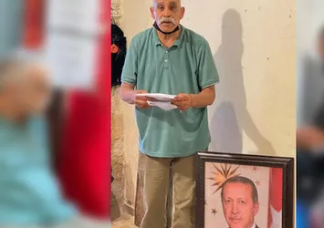 İşgalci İsrail güçlerinin Başkan Erdoğan korkusu! Resmini dükkanına asan Filistinliye para cezası kesildi