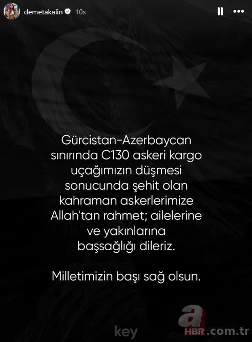 Başımız sağ olsun! Ünlülerden şehit olan askerlerimiz için taziye mesajları 8