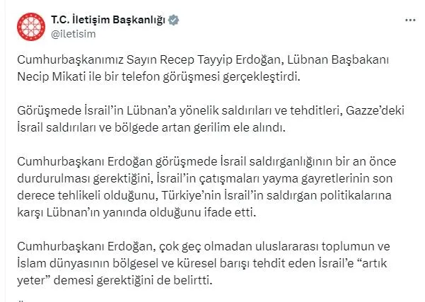 baskan-erdogan-lubnan-basbakani-necip-mikati-ile-gorustu-1719426926010.jpeg Başkan Erdoğan Lübnan Başbakanı Necip Mikati ile görüştü! İsrail'e "artık yeter" denmeli - 3