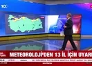 Meteorolojiden sarı kodlu uyarı