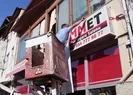 Tepki çeken o tabela söküldü!