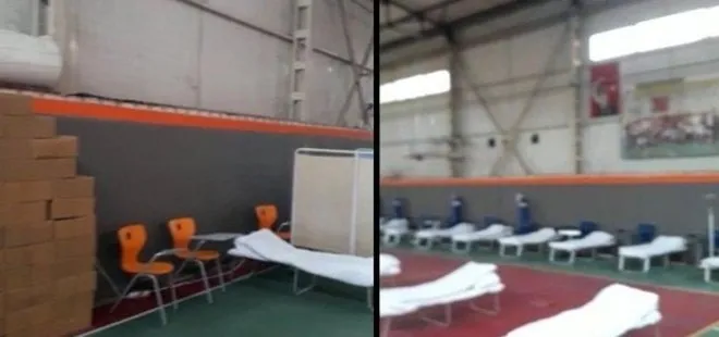 Son dakika: İzmir Valiliğinden Sözcü’nün spor salonu salgın nedeniyle hastaneye çevrildi iddiasına yalanlama!