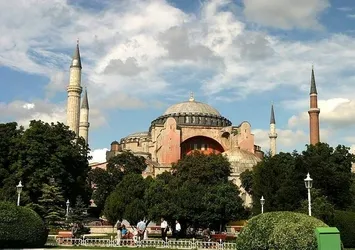 Ayasofya'da tarihi anlar!