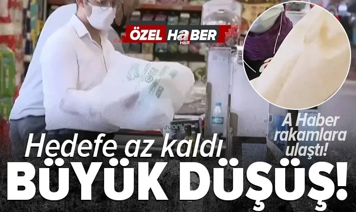 Poşet kullanımı yüzde 75 azaldı! Kişi başı sayı 35’ten 10’a düştü