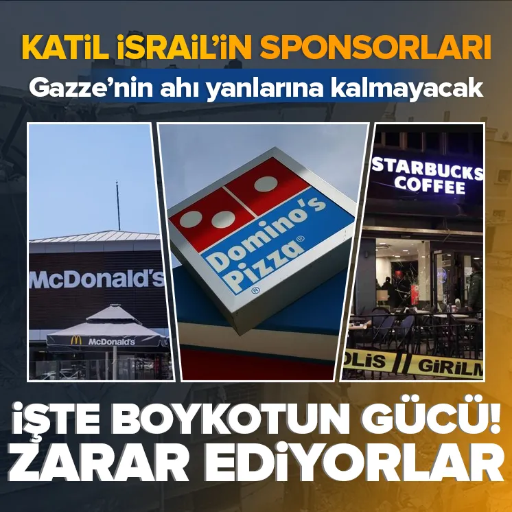 Katil İsrail’in sponsorlarından zarar ediyoruz itirafı!