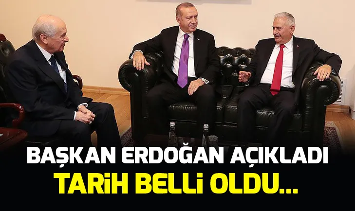 Başkan Erdoğan ile Devlet Bahçeli görüştü! Erdoğan ittifak görüşmesinin tarihini açıkladı
