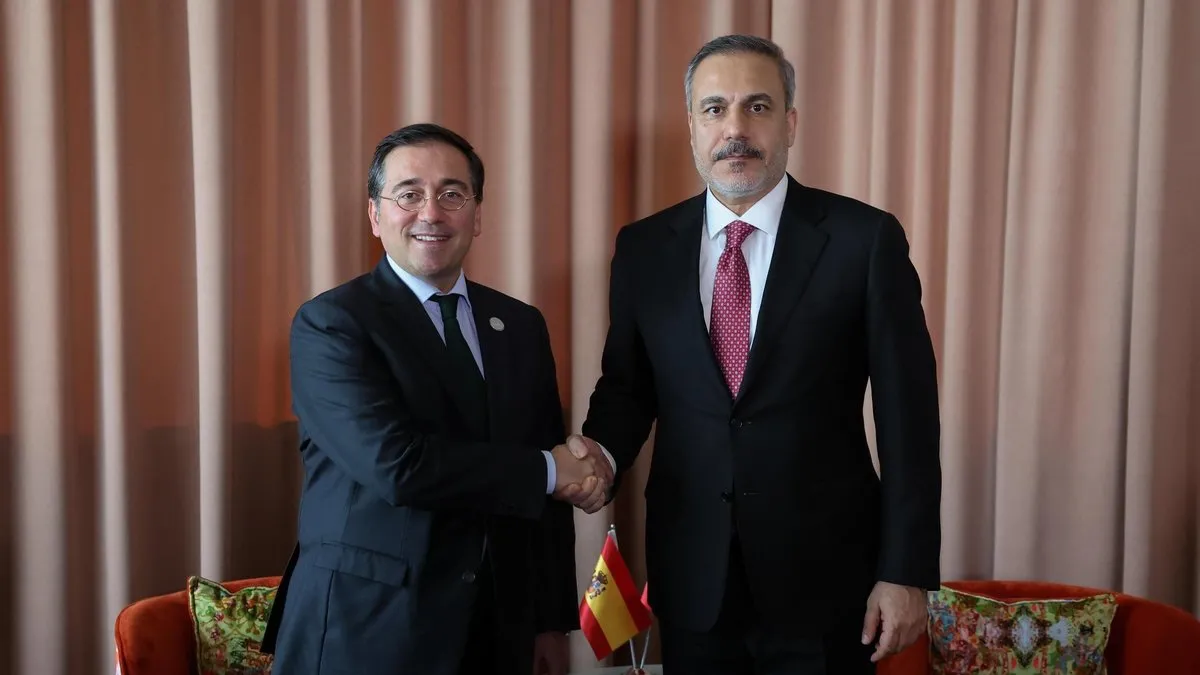 Bakan Fidan İspanya Dışişleri Bakanı Albares ile görüştü